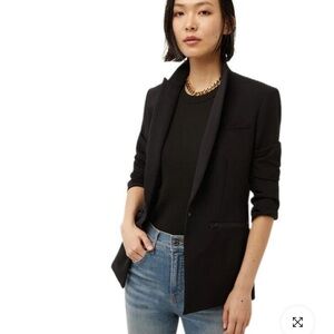Women's Veronica Beard Black Scuba Dickey Blazer